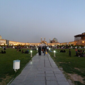 Abends auf dem Platz wirds gemütlich